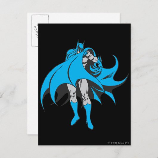 Carte Postale Face de couverture Batman (Devant / Derrière)