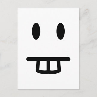 Carte Postale Face de dent