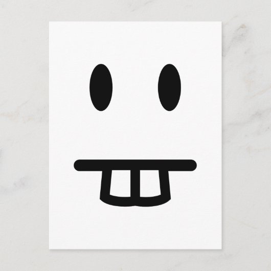 Carte Postale Face de dent (Devant)