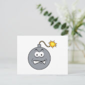 Carte Postale Face de la bombe (Debout devant)