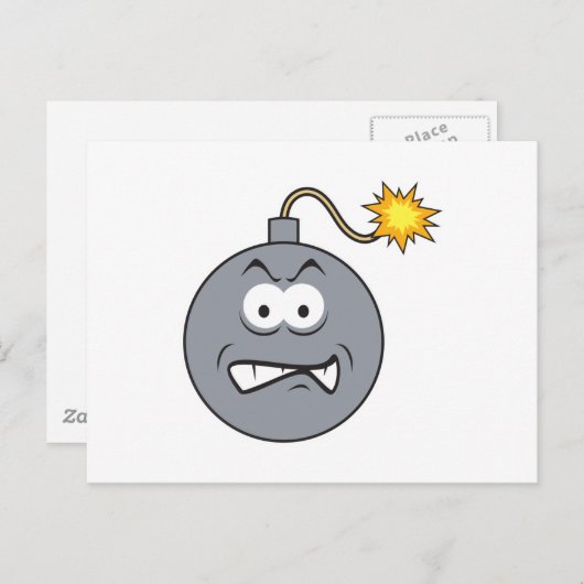 Carte Postale Face de la bombe (Devant / Derrière)