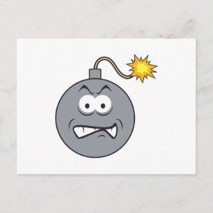 Carte Postale Face de la bombe
