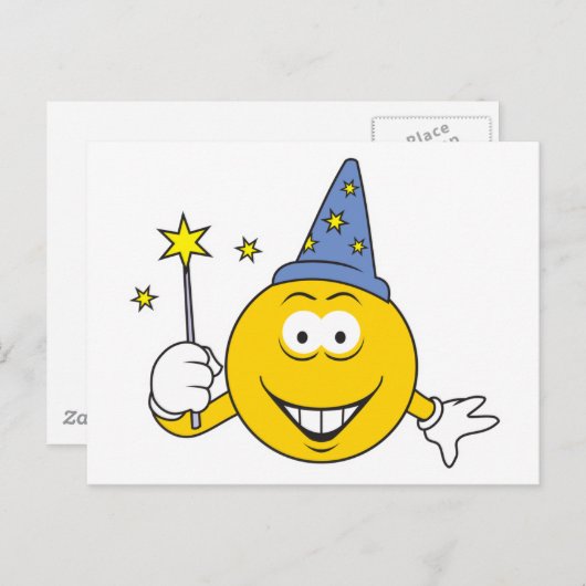 Carte Postale Face de l'Assistant (Devant / Derrière)