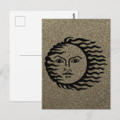 Carte Postale Face de planète (Devant / Derrière)