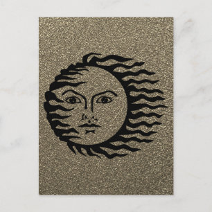 Carte Postale Face de planète