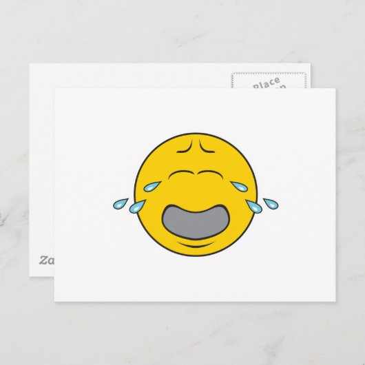 Carte Postale Face de pleurage (Devant / Derrière)