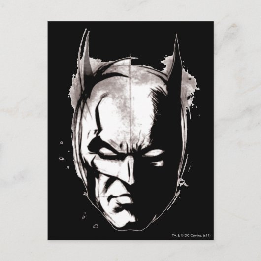 Carte Postale Face dessinée Batman (Devant)