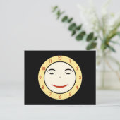 Carte Postale Face d'horloge rétro (Debout devant)