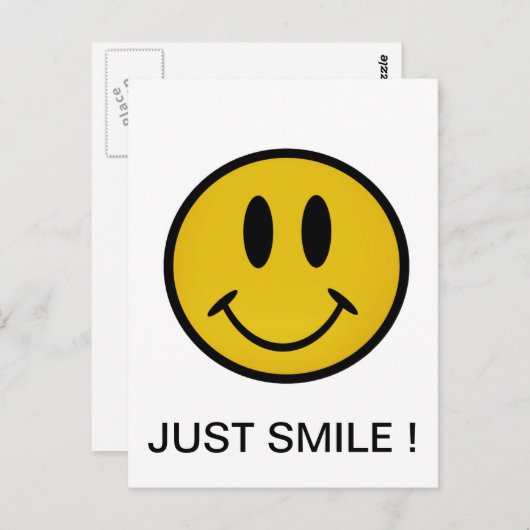 Carte Postale Face dorée (Devant / Derrière)