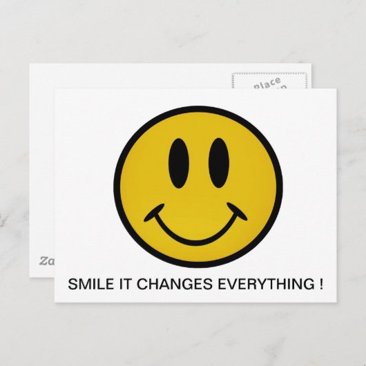 Carte Postale Face dorée (Devant / Derrière)