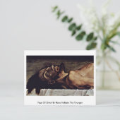 Carte Postale Face Du Christ Par Hans Holbein Le Jeune (Debout devant)