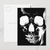 Carte Postale Face du crâne (Devant / Derrière)