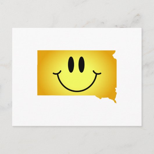 Carte Postale Face du Dakota du Sud (Devant)