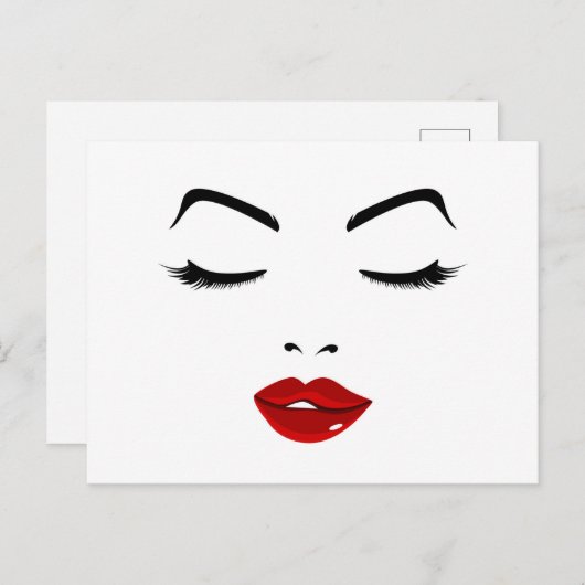 Carte Postale Face élégante (Devant / Derrière)