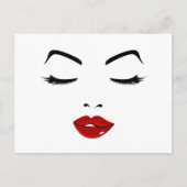 Carte Postale Face élégante (Devant)