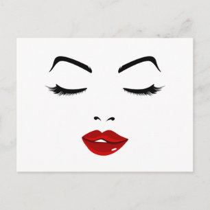 Carte Postale Face élégante