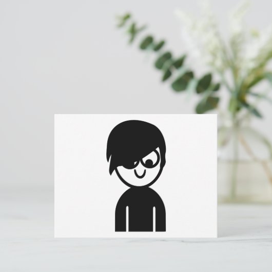 Carte Postale Face Emo (Debout devant)