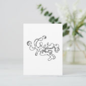 Carte Postale Face étendue (Debout devant)