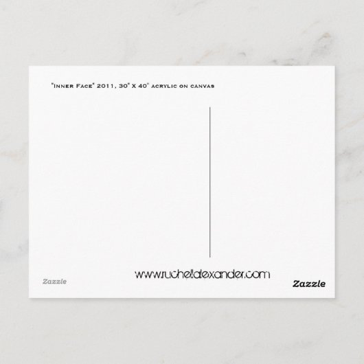 Carte Postale "Face intérieure" par Ruchell Alexander (Dos)