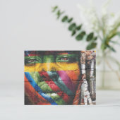 Carte Postale face murale (Debout devant)