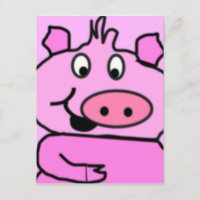 Face Pig dessinée