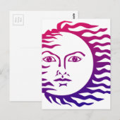 Carte Postale Face solaire (Devant / Derrière)