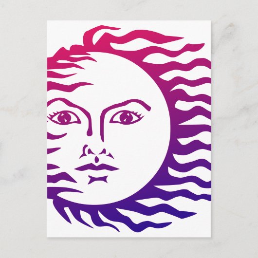 Carte Postale Face solaire (Devant)