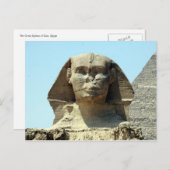 Carte Postale face sphinx (Devant / Derrière)