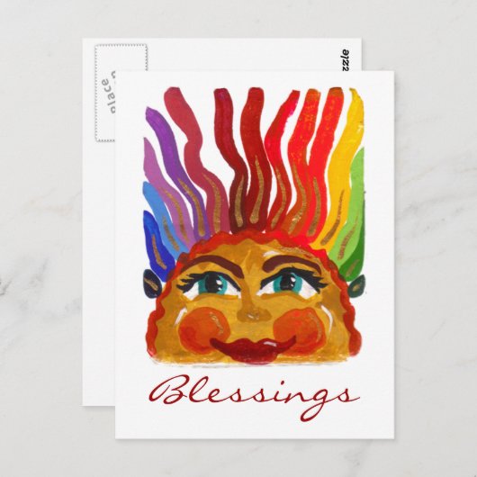 Carte postale Face vers (Devant / Derrière)