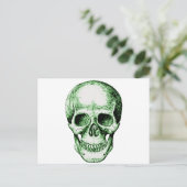 Carte Postale Face verte du crâne humain (Debout devant)