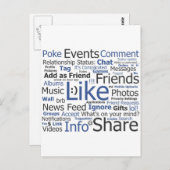 Carte Postale Facebook (Devant / Derrière)