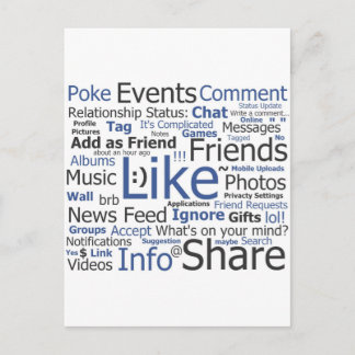 Carte Postale Facebook