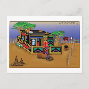Carte Postale Facettes de l'Afrique