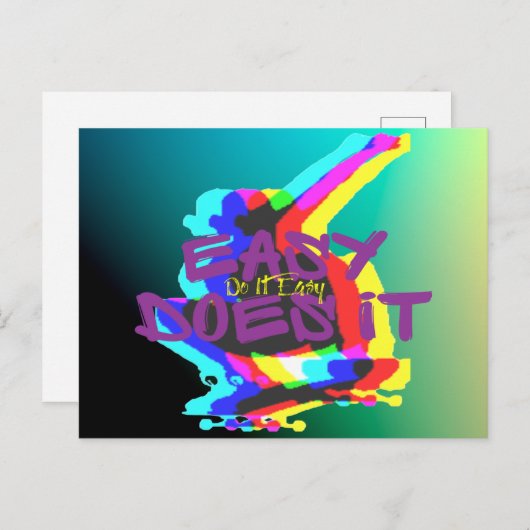 Carte Postale Facile Est-Il Faisable (Devant / Derrière)