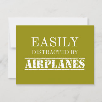 Carte Postale Facilement Distrait Par Aviateur Pilote
