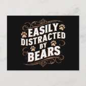Carte Postale Facilement Distrait Par Les Ours Gay Bear Pride (Devant)