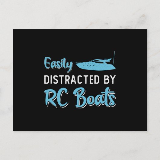 Carte Postale Facilement Distrait Par RC Boats Model Funny RC Bo (Devant)