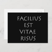 Carte Postale Facilius est vitae risus (Devant / Derrière)