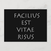 Carte Postale Facilius est vitae risus (Devant)