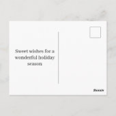 Carte Postale Facteur de Noël personnalisé - Bureau de poste (Dos)