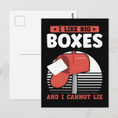 Carte Postale Facteur drôle facteur des postes facteur (Devant / Derrière)