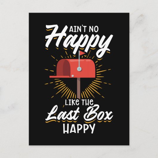 Carte Postale Facteur drôle facteur postal travailleur postal (Devant)