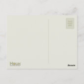 Carte Postale Facture - Modèle postal (Dos)