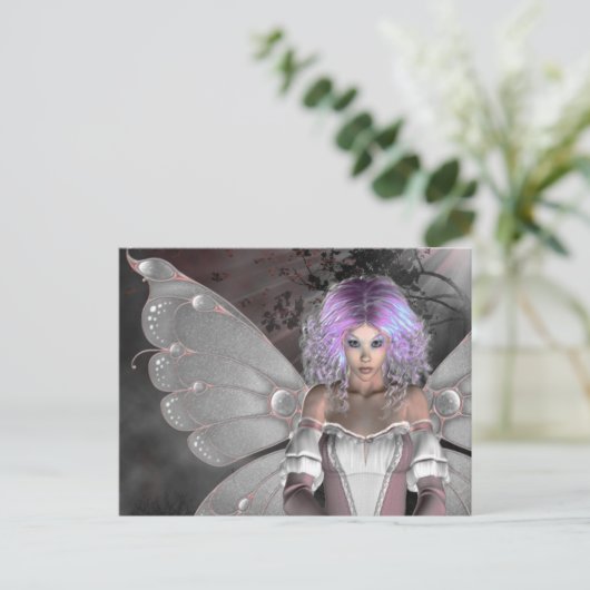 Carte Postale Fae de la forêt gothique (Debout devant)