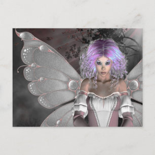 Carte Postale Fae de la forêt gothique