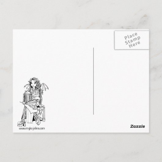 Carte postale Fae foncé "Killing Time" (Dos)