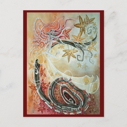 Carte Postale Faery de chute (Devant)