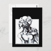 Carte Postale Faim de zombi (Devant / Derrière)