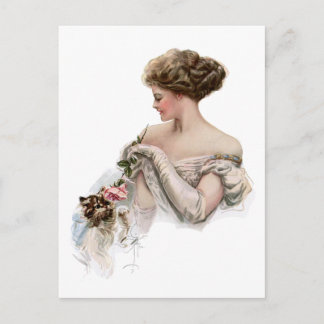 Carte Postale Fair Maiden Teintures a Kitten