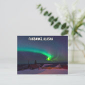 Carte Postale Fairbanks Alaska Northern Lights (Debout devant)